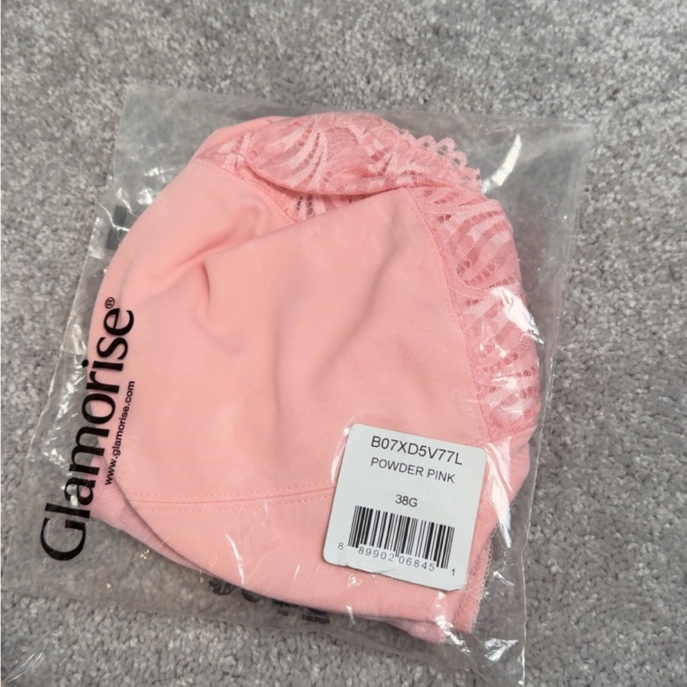 Glamorise Soft Pink Lace Bra